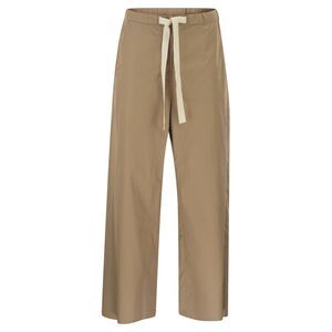 S Max Mara Women Smmargento - Cotton Drawstring Trousers
